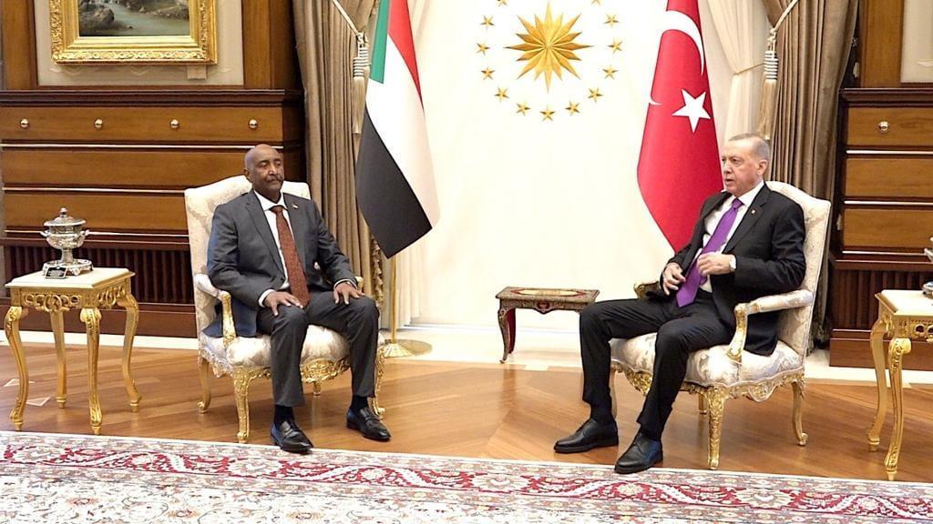 الرئاسة التركية: اتصال هاتفي بين اردوغان والبرهان الرئاسة التركية: اتصال هاتفي بين اردوغان والبرهان