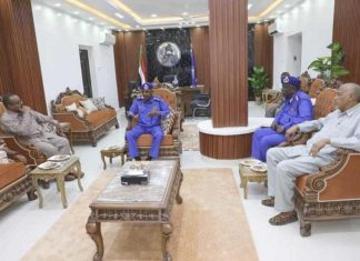 مديرعام الشرطة يبحث مع والي شمال كردفان الاوضاع الامنيةوالجنائية مديرعام الشرطة يبحث مع والي شمال كردفان الاوضاع الامنيةوالجنائية