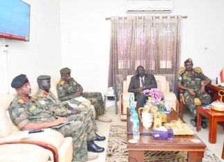 بادى يلتقى باللجنة العسكرية المشتركة للترتيبات الأمنية بادى يلتقى باللجنة العسكرية المشتركة للترتيبات الأمنية