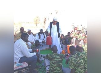 الهيئة الشبابية بالنيل الأبيض تنفذ مبادرة كوب شاي للمرابطين بالارتكازات الهيئة الشبابية بالنيل الأبيض تنفذ مبادرة كوب شاي للمرابطين بالارتكازات