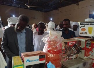 نهر النيل: توزيع وحدات التدبير المنزلي لمدارس البنات بالدامر نهر النيل: توزيع وحدات التدبير المنزلي لمدارس البنات بالدامر