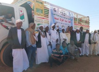 قافلة الشمالية لدعم وإسناد القوات المسلحة تصل وادي سيدنا العسكرية قافلة الشمالية لدعم وإسناد القوات المسلحة تصل وادي سيدنا العسكرية