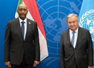 بيان من أنطونيو غوتيريش عن التزامات البرهان وحميدتي في قمة الايقاد بيان من أنطونيو غوتيريش عن التزامات البرهان وحميدتي في قمة الايقاد