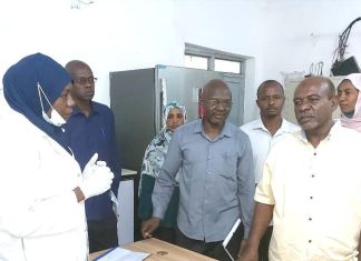 مدير التأمين الصحى بولاية شمال كردفان يتفقد المراكز بوحدة شيكان مدير التأمين الصحى بولاية شمال كردفان يتفقد المراكز بوحدة شيكان