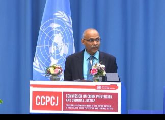 مفضل يقدم بيان السودان أمام اجتماعات الدورة (33) للجنةمنع الجريمة و العدالة الجنائية مفضل يقدم بيان السودان أمام اجتماعات الدورة (33) للجنةمنع الجريمة و العدالة الجنائية