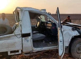 بينهم أفراد في الجيش.. الشرطة تكشف تفاصيل حادث عربة قائد لواء البراء وتعلن مقتل شخصين وإصابة 8 بينهم أفراد في الجيش.. الشرطة تكشف تفاصيل حادث عربة قائد لواء البراء وتعلن مقتل شخصين وإصابة 8