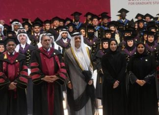 معهد الدوحة للدراسات يخرج الفوج الثامن لطلبة الماجستير: تحية إلى غزة معهد الدوحة للدراسات يخرج الفوج الثامن لطلبة الماجستير: تحية إلى غزة