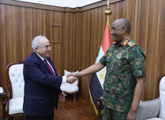 رئيس مجلس السيادة يلتقي المبعوث الخاص للامين العام للامم المتحدة رئيس مجلس السيادة يلتقي المبعوث الخاص للامين العام للامم المتحدة