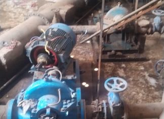 بدء الضخ التجريبي لمحطة مياه المنارة بدء الضخ التجريبي لمحطة مياه المنارة