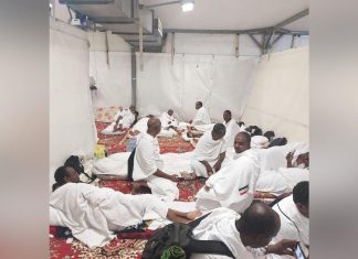 وصول كل حجاج السودان الي مشعر مني وصول كل حجاج السودان الي مشعر مني