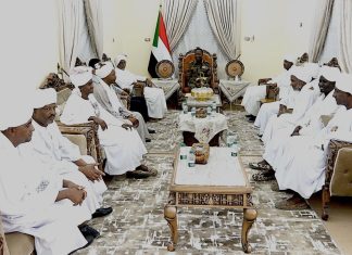 كباشي يلتقي وفد تنسيقية أبناء الرزيقات بالداخل والخارج كباشي يلتقي وفد تنسيقية أبناء الرزيقات بالداخل والخارج