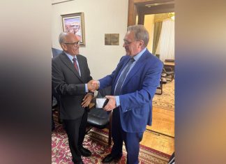 وزير الخارجية يلتقي بموسكو المبعوث الروسي للشرق الأوسط وأفريقيا وزير الخارجية يلتقي بموسكو المبعوث الروسي للشرق الأوسط وأفريقيا