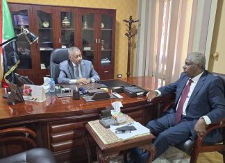 عدوى يستقبل الأمين العام لجهاز شؤون السودانيين بالخارج عدوى يستقبل الأمين العام لجهاز شؤون السودانيين بالخارج