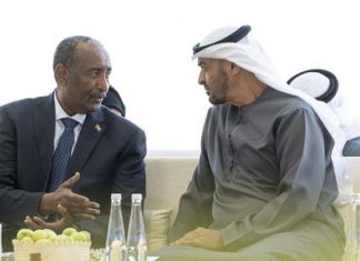 محمد بن زايد يؤكد للبرهان دعم الإمارات إنهاء الأزمة في السودان محمد بن زايد يؤكد للبرهان دعم الإمارات إنهاء الأزمة في السودان