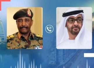 مباحثات هاتفية بين البرهان وبن زايد.. هل تنهي الحرب؟ مباحثات هاتفية بين البرهان وبن زايد.. هل تنهي الحرب؟