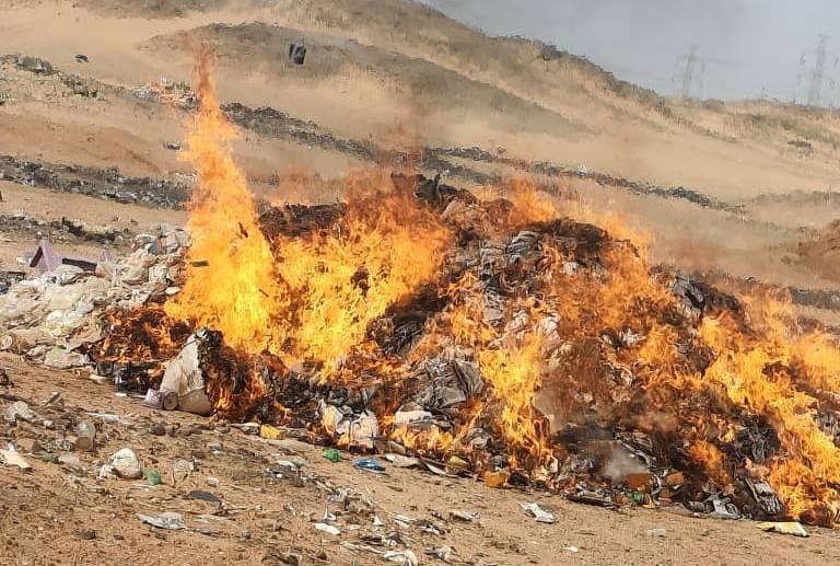 إبادة مواد غذائية منتهية الصلاحية بقطاع وادي حلفا إبادة مواد غذائية منتهية الصلاحية بقطاع وادي حلفا