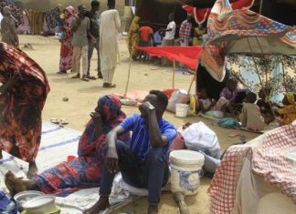 بدء دخول مساعدات إنسانية عبر معبر أدري بدء دخول مساعدات إنسانية عبر معبر أدري