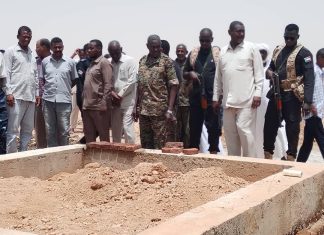 بداية تشيبد مباني مشروع مدخل الخرطوم من جهة نهر النيل بداية تشيبد مباني مشروع مدخل الخرطوم من جهة نهر النيل