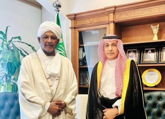 السفير دفع الله يلتقي وكيل الخارجية السعودية السفير دفع الله يلتقي وكيل الخارجية السعودية