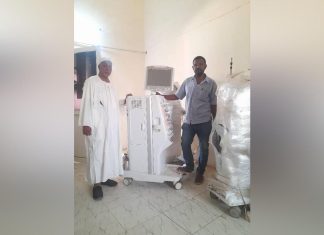 وصول الدفعة الأولى من ماكينات غسيل الكلى لمستشفى بربر التعليمي وصول الدفعة الأولى من ماكينات غسيل الكلى لمستشفى بربر التعليمي
