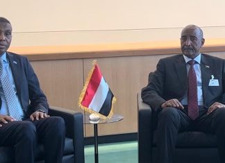 رئيس مجلس السيادة يستقبل رئيس وزراء الصومال رئيس مجلس السيادة يستقبل رئيس وزراء الصومال