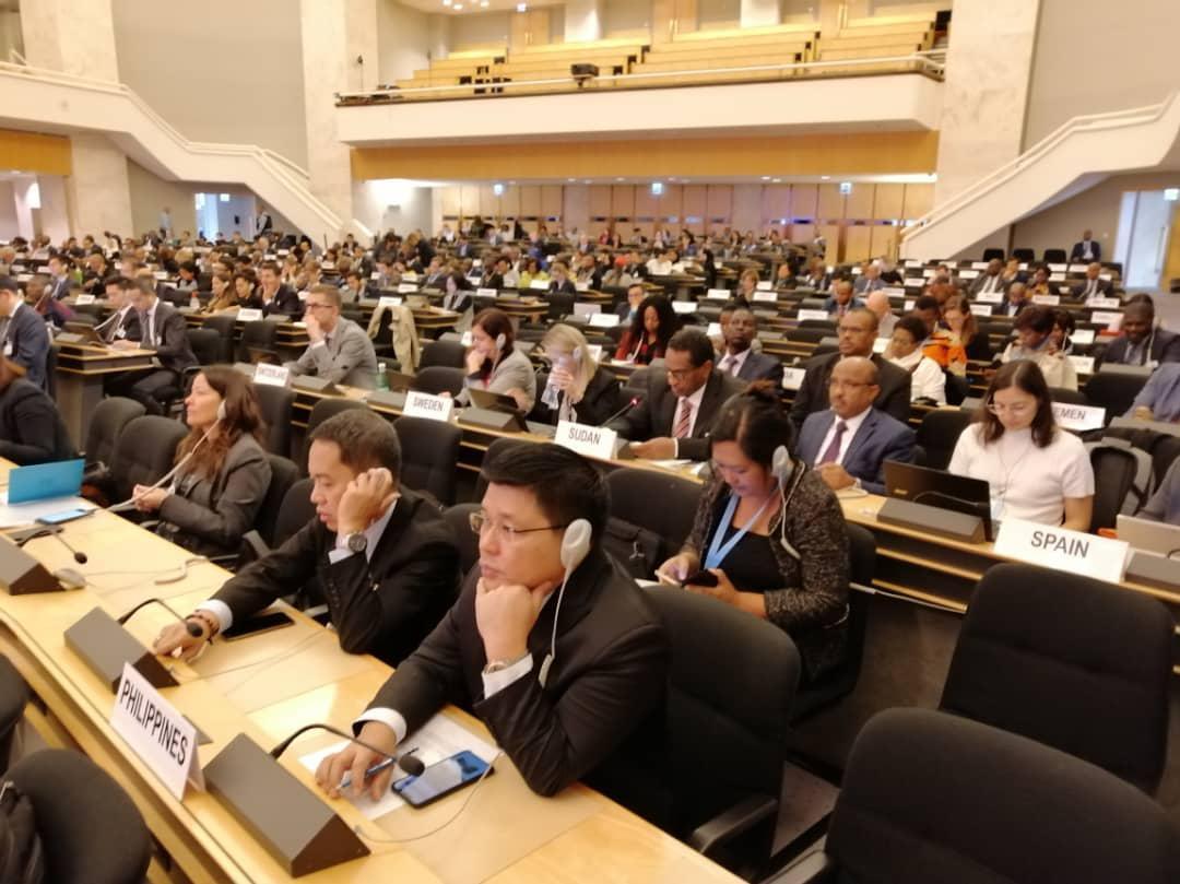 المندوب الدائم بجنيف يلتقي الامين العام لمنظمة البحيرات العظمى