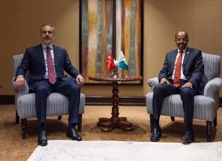 وزير الخارجية التركي يلتقي نظيره الجيبوتي وزير الخارجية التركي يلتقي نظيره الجيبوتي