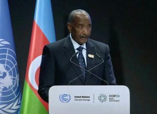 البرهان يكشف أمام قمة المناخ أضرار حرب قوات الدعم على البيئة في السودان البرهان يكشف أمام قمة المناخ أضرار حرب قوات الدعم على البيئة في السودان