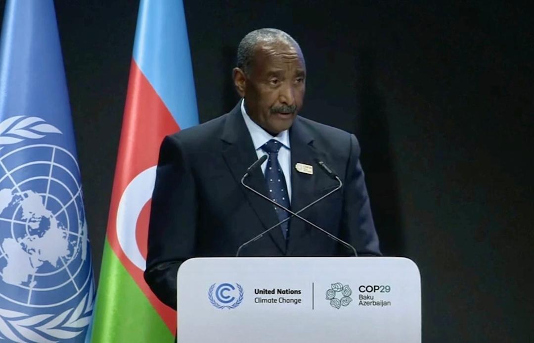 البرهان يكشف أمام قمة المناخ أضرار حرب قوات الدعم على البيئة في السودان البرهان يكشف أمام قمة المناخ أضرار حرب قوات الدعم على البيئة في السودان