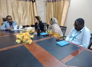 نائب والي كسلا يلتقي مقييم انشطة اليونسيف بالسودان نائب والي كسلا يلتقي مقييم انشطة اليونسيف بالسودان