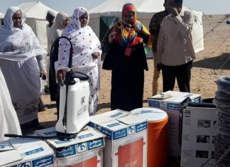 وزير الصحة بنهر النيل تتفقد الأعمال الاولية لمركز معالجة حالات الكوليرا ORP بالمكابراب وزير الصحة بنهر النيل تتفقد الأعمال الاولية لمركز معالجة حالات الكوليرا ORP بالمكابراب