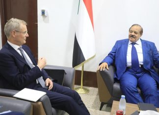 وزير الخارجية يستقبل المبعوث النرويجي الخاص للسودان وزير الخارجية يستقبل المبعوث النرويجي الخاص للسودان