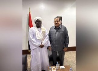 وزير الخارجية يستقبل سلطان دار المساليت وزير الخارجية يستقبل سلطان دار المساليت