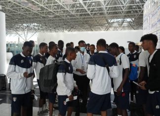 بعثة منتخب الناشئين تصل بورتسودان قادمة من أديس أبابا بعثة منتخب الناشئين تصل بورتسودان قادمة من أديس أبابا