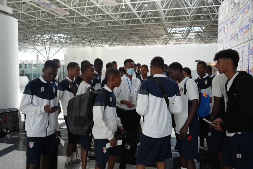 بعثة منتخب الناشئين تصل بورتسودان قادمة من أديس أبابا بعثة منتخب الناشئين تصل بورتسودان قادمة من أديس أبابا