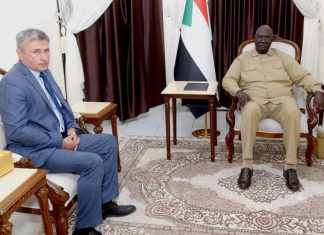 نائب رئيس مجلس السيادة يلتقي سفير جمهورية روسيا الإتحادية لدى السودان نائب رئيس مجلس السيادة يلتقي سفير جمهورية روسيا الإتحادية لدى السودان