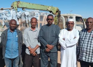وصول طلمبات مياه كبيرة لوادي حلفا وصول طلمبات مياه كبيرة لوادي حلفا