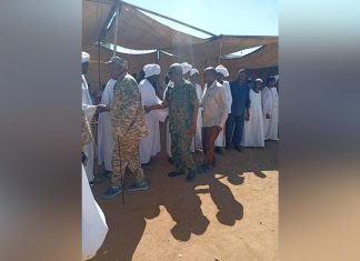 وفد المقاومة الشعبية بالنيل الأبيض يؤدي واجب العزاء في شهداء منطقة نوري بمحلية الجبلين وفد المقاومة الشعبية بالنيل الأبيض يؤدي واجب العزاء في شهداء منطقة نوري بمحلية الجبلين