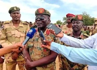 قائد الفرقة 18 يحدد موعد نهاية التمرد في النيل الأبيض قائد الفرقة 18 يحدد موعد نهاية التمرد في النيل الأبيض