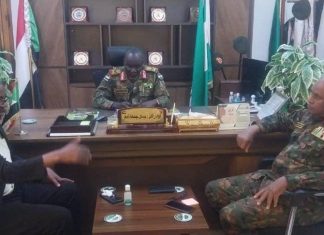 قائد الفرقة ١٨ مشاة يشيد بجهود لجنة جرحى ومصابي العمليات بالنيل الأبيض قائد الفرقة ١٨ مشاة يشيد بجهود لجنة جرحى ومصابي العمليات بالنيل الأبيض