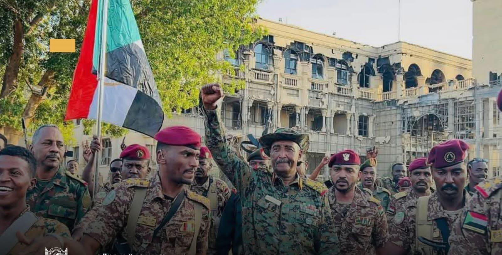 تحرير الخرطوم والبرهان فى القصر الرئاسي بعد عامين من الحرب تحرير الخرطوم والبرهان فى القصر الرئاسي بعد عامين من الحرب