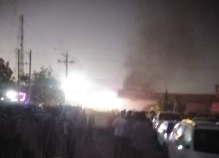 مسيرات هاجمت مطار عطبرة ومضادات الجيش السوداني تتصدى مسيرات هاجمت مطار عطبرة ومضادات الجيش السوداني تتصدى