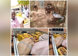 ضبط مصنع عشوائي لإنتاج الزيوت بمنطقة كرري ضبط مصنع عشوائي لإنتاج الزيوت بمنطقة كرري