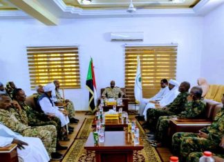 وفد من المقاومة الشعبية بولاية نهر النيل يلتقي والي الشمالية وفد من المقاومة الشعبية بولاية نهر النيل يلتقي والي الشمالية