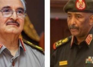 تكهنات بلقاء سري بين البرهان وحفتر تكهنات بلقاء سري بين البرهان وحفتر