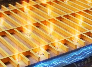 شريحة ذهبية تستشعر أجزاء من التريليون عبر نفق كمومي شريحة ذهبية تستشعر أجزاء من التريليون عبر نفق كمومي