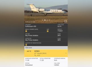 طائرة أجنبية تقل مسؤولا خليجيا غامضا تصل بورتسودان طائرة أجنبية تقل مسؤولا خليجيا غامضا تصل بورتسودان