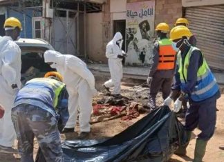 إعادة دفن جثامين من “الدعم السريع” في الخرطوم إعادة دفن جثامين من “الدعم السريع” في الخرطوم