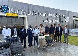 وفد دبلوماسي سوداني يصل مدينة ليبية مهمة وفد دبلوماسي سوداني يصل مدينة ليبية مهمة