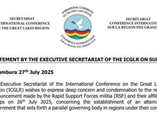 دول “البحيرات” توضح موقفها من حكومة “تأسيس” دول “البحيرات” توضح موقفها من حكومة “تأسيس”